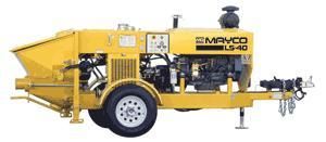 Concrete Pump, Towable Hydraulic Swing Tube (Mayco LS-40TD) 437637ddc556e.jpg