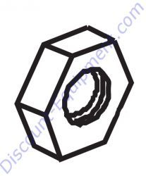0161 D (0161D) NUT, HEX FINISH 5/16-18 for Multiquip Mortar Mixers 55b25d0780893.jpg