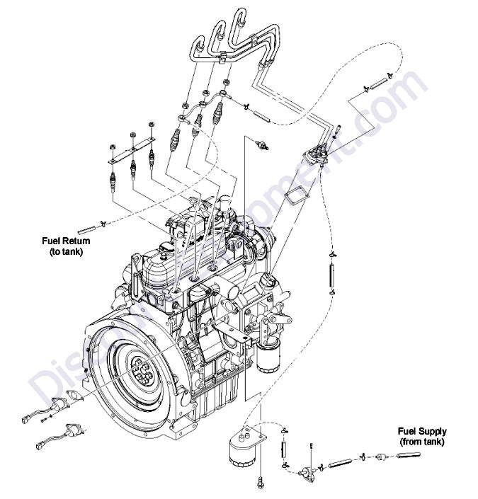 Engine Kubota D1105-e3bg View 3