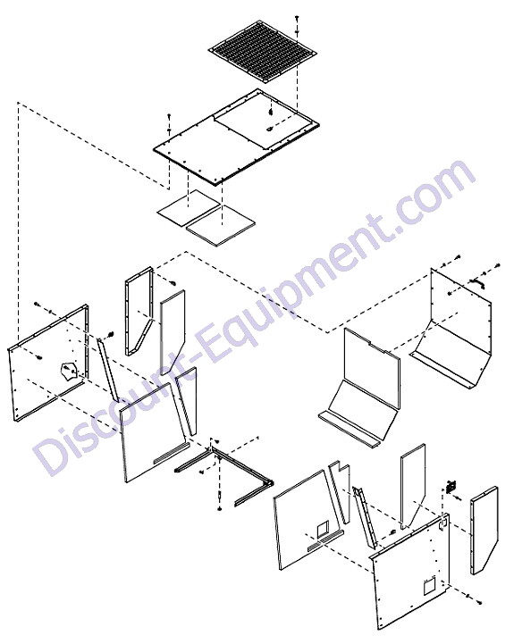 Generac Magnum MDG100DF4 Front Hood Assembly 1