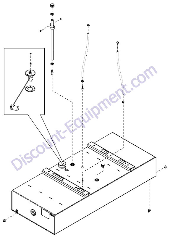 Generac Magnum MDG75DF4 Fuel Tank Assembly