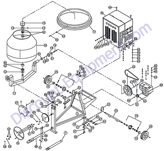 Proforce Cement Mixer Parts Diagram Reviewmotors.co
