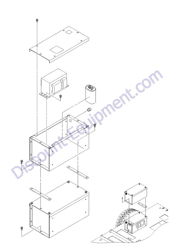 Terex RL4000 Ballast Box Assembly Discount Equipment